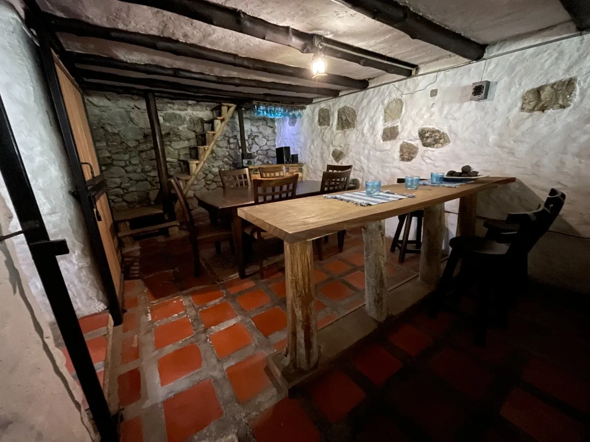 Stone dining room