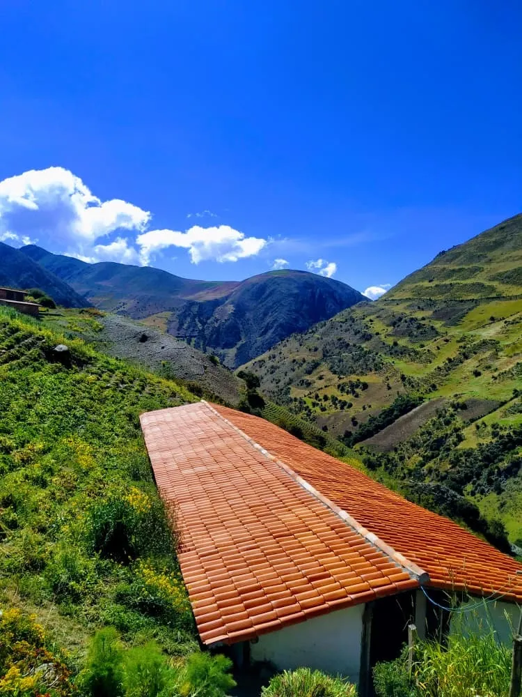 Valley views from the property
